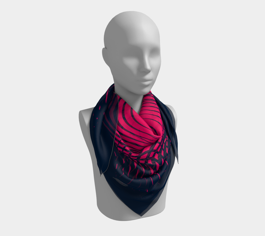 Abstract forms. Pink Scarf