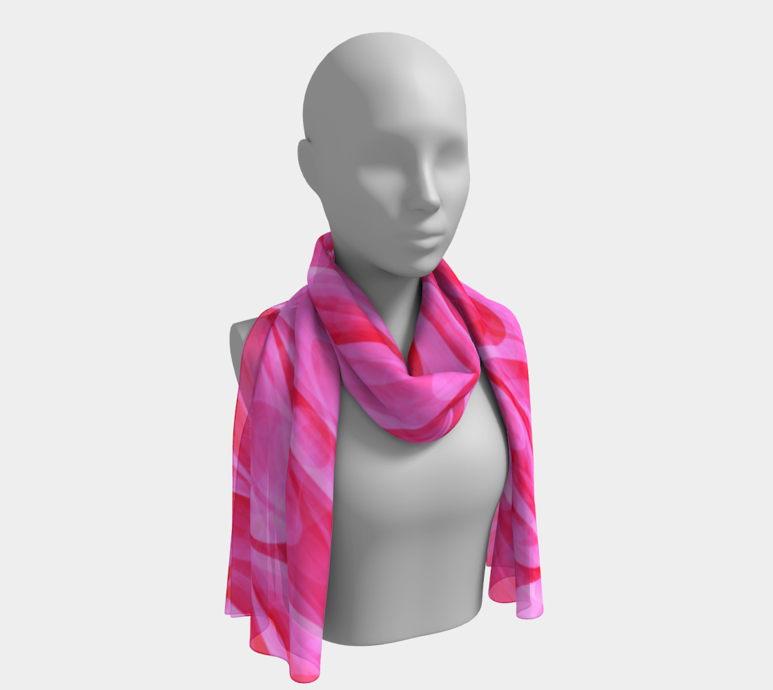 Tulip theme. Long Scarf - Exclusive design by Art Mania!