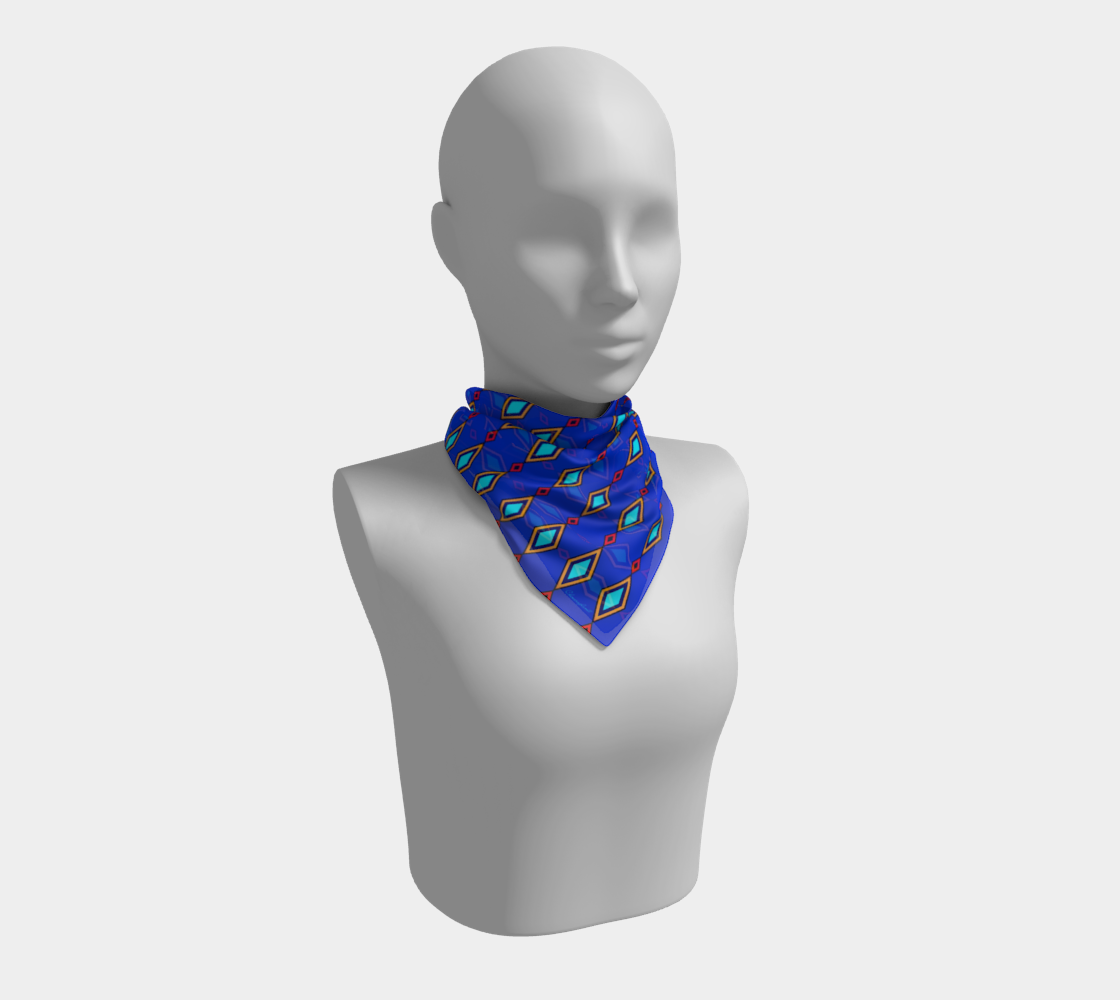 Colorful rhombuses. Scarf