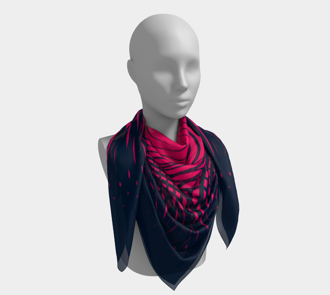 Abstract forms. Pink Scarf