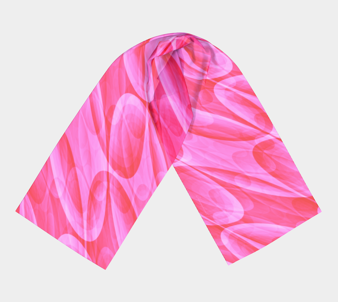 Tulip theme. Long Scarf - Exclusive design by Art Mania!