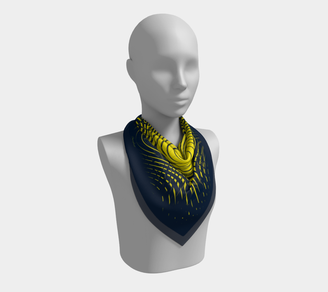 Abstract forms. Yellow Scarf