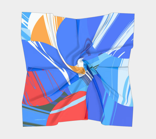 Multicolored abstraction. Scarf