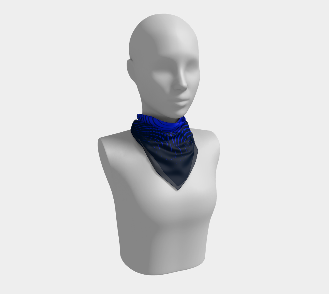 Abstract forms. Blue Scarf