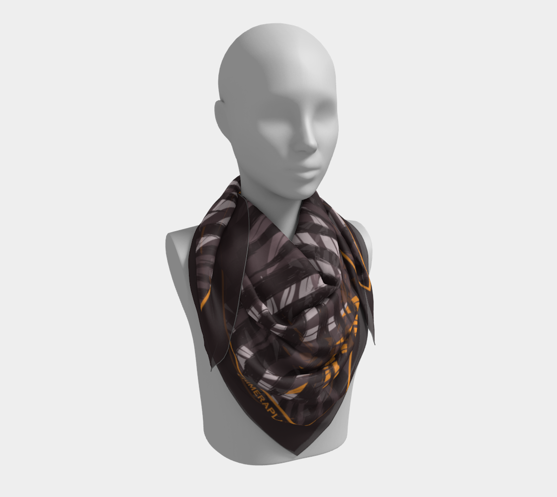 Leaves pattern. Square Scarf