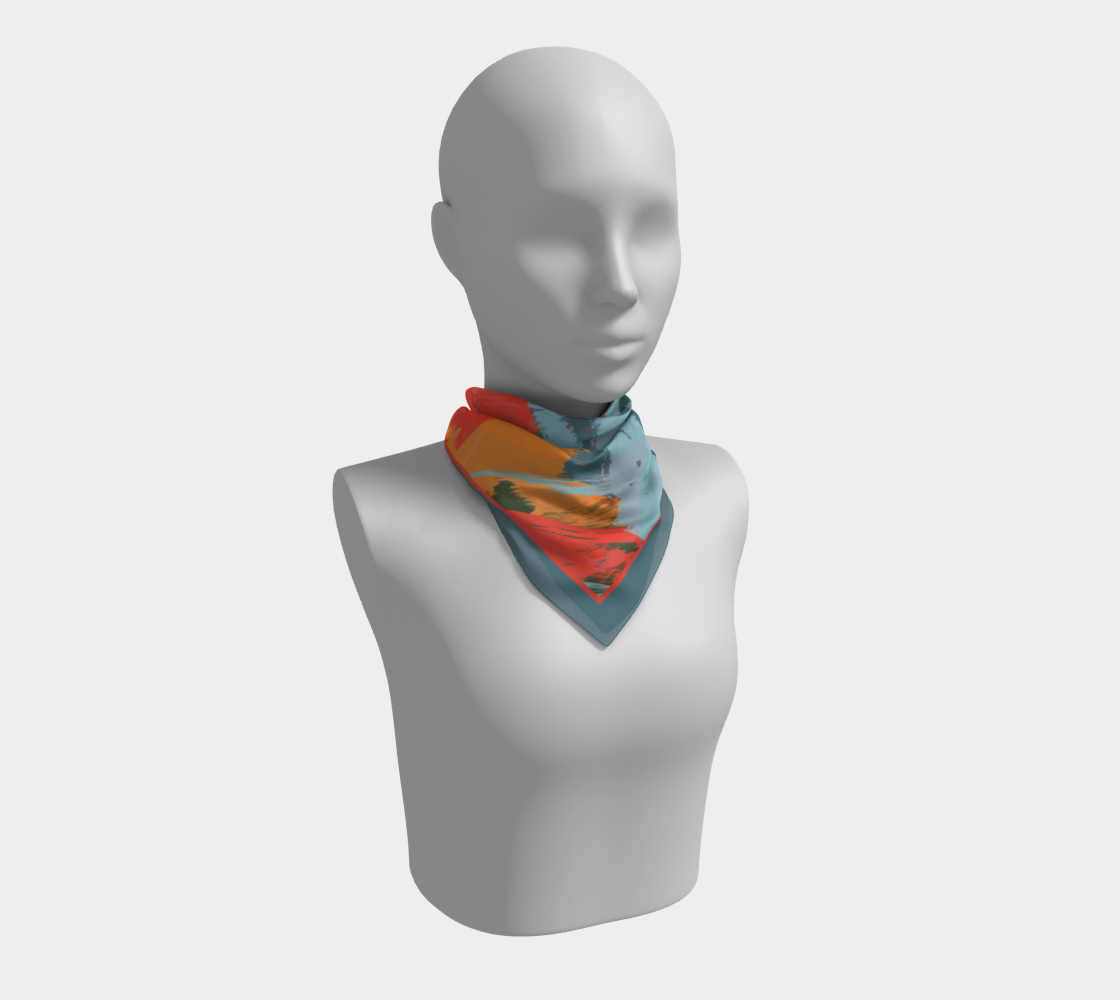 Abstract colorful pattern. Square Scarf