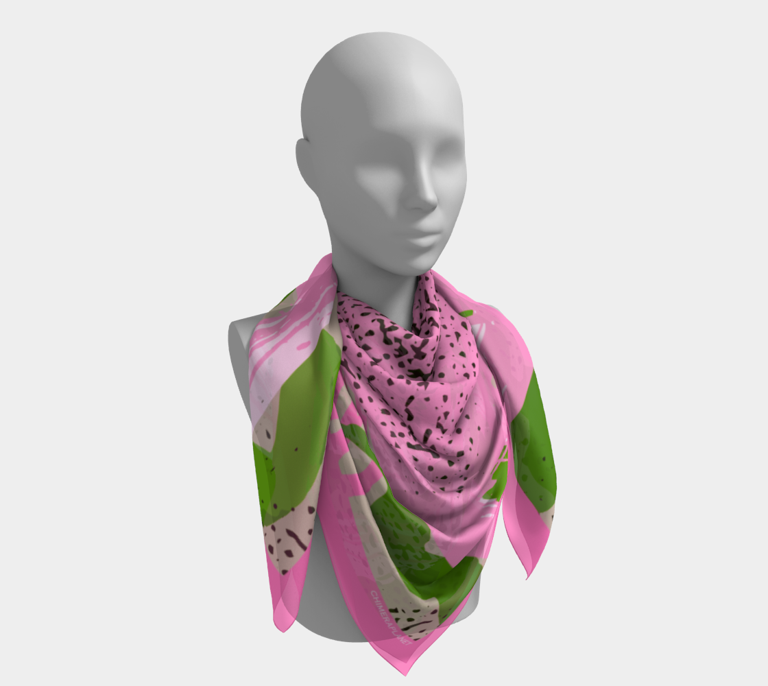 Pink summer. Square Scarf