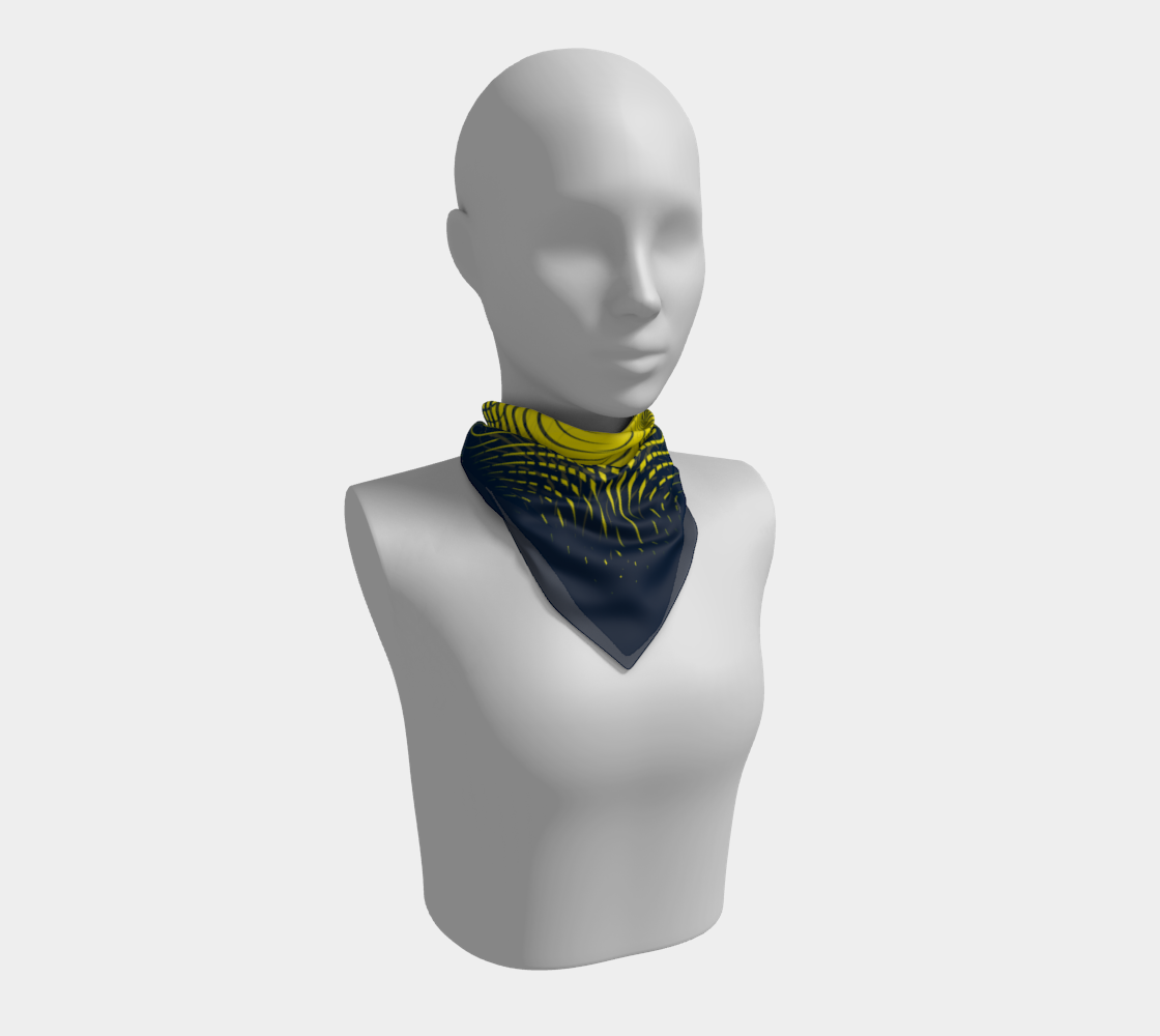 Abstract forms. Yellow Scarf