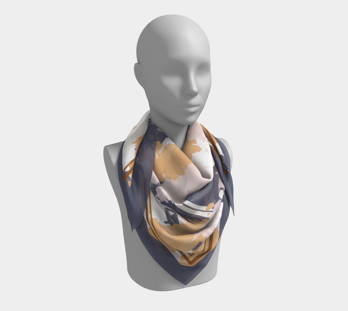 Pale blue. Square Scarf