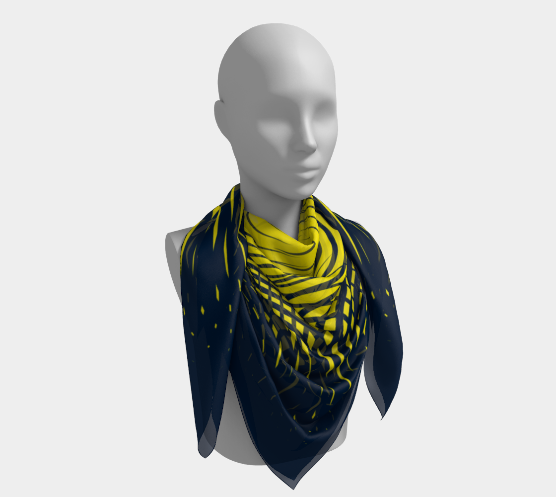 Abstract forms. Yellow Scarf