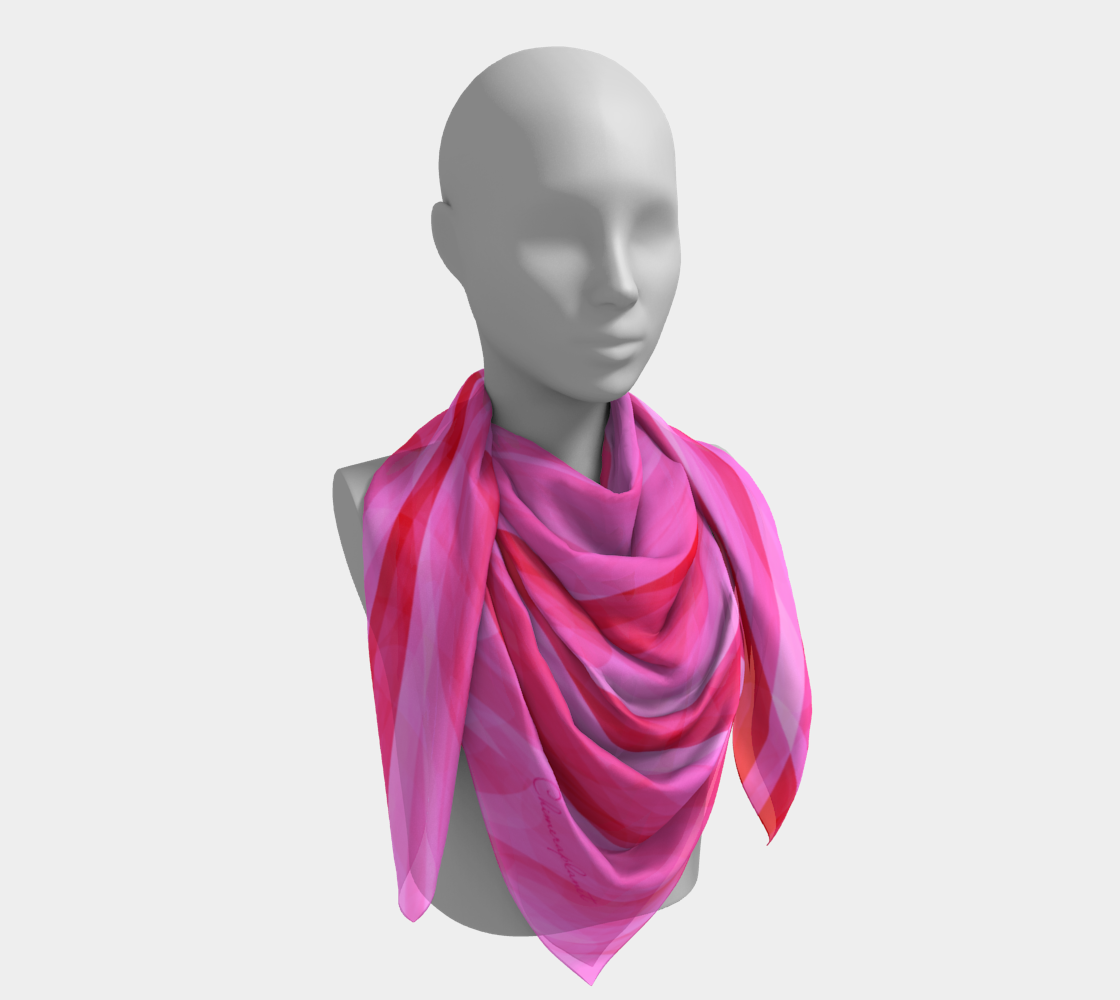 Tulip theme. Pink Scarf