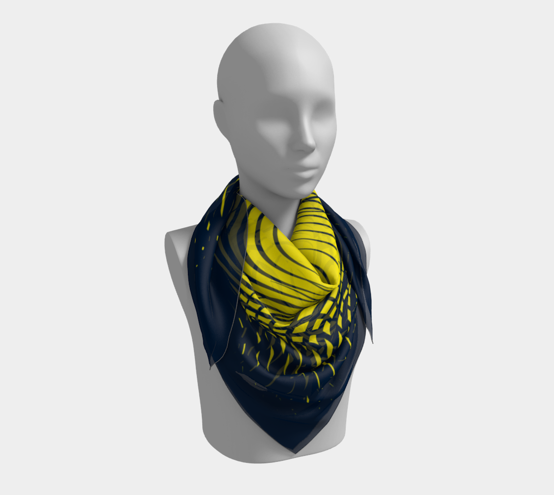 Abstract forms. Yellow Scarf