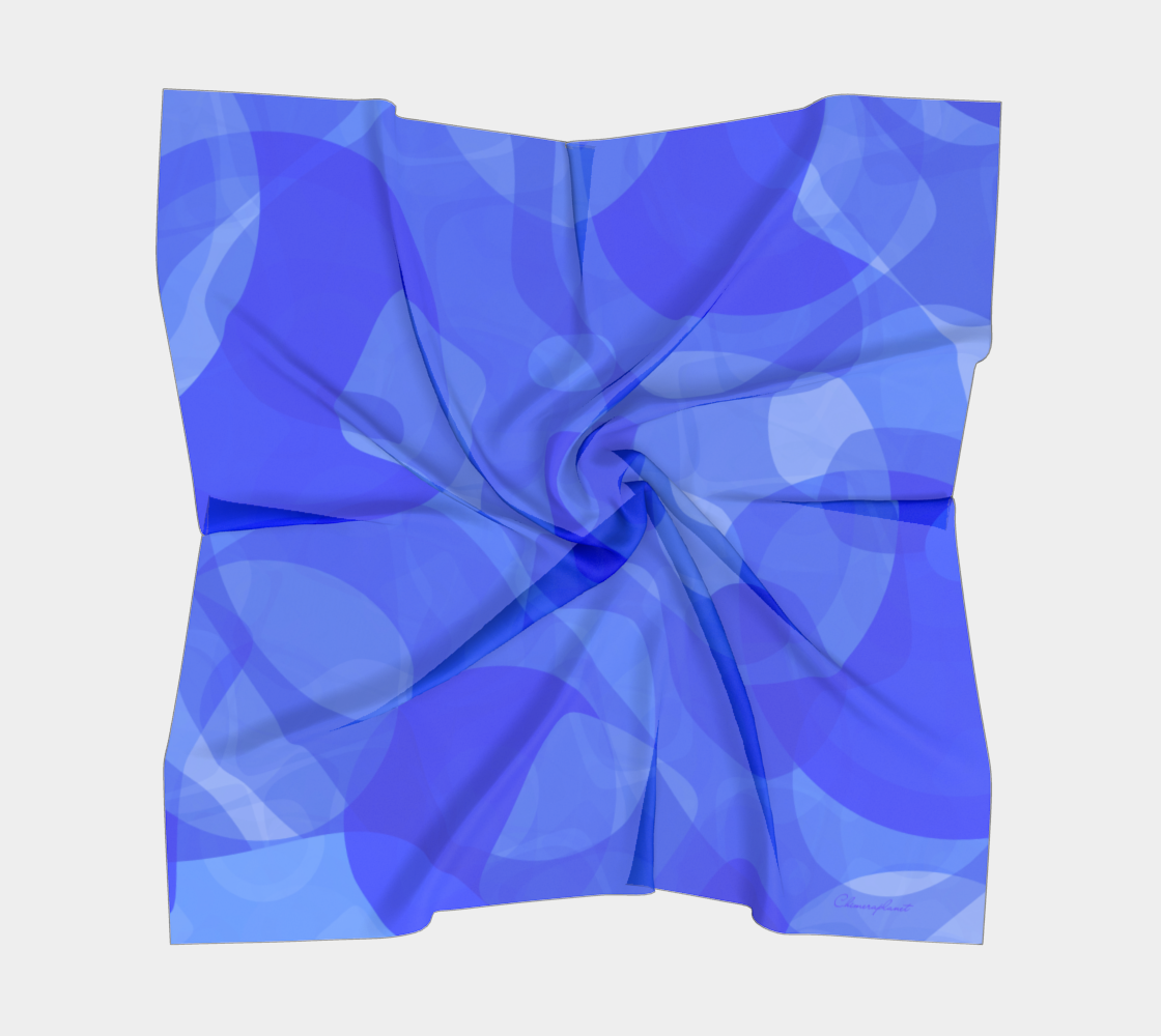 Blue aura. Scarf