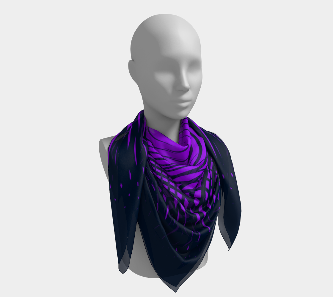 Abstract forms. Violet Scarf