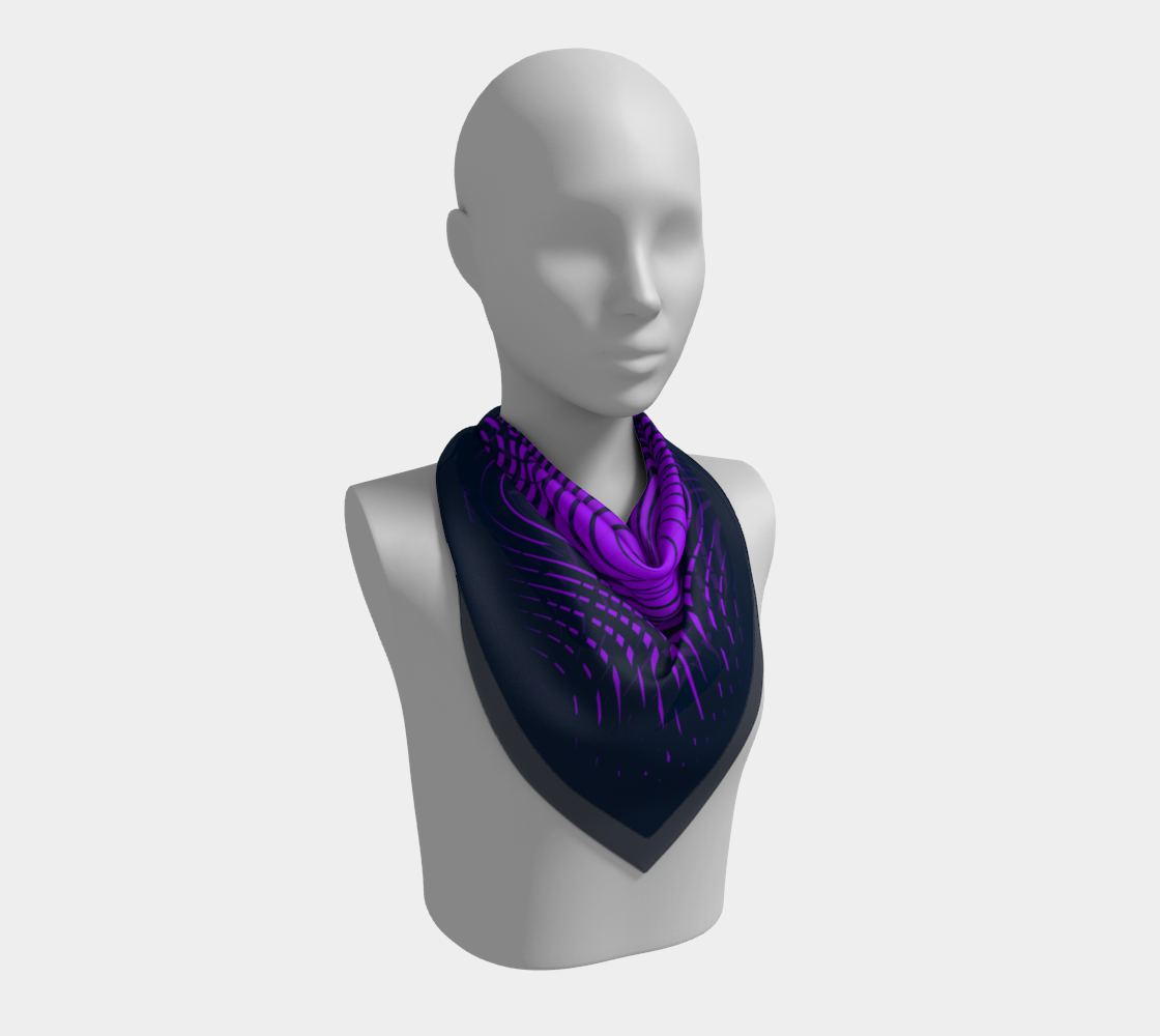 Abstract forms. Violet Scarf