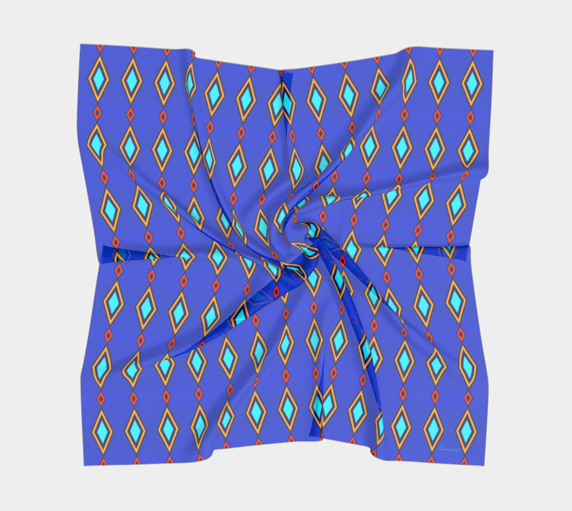 Colorful rhombuses. Scarf