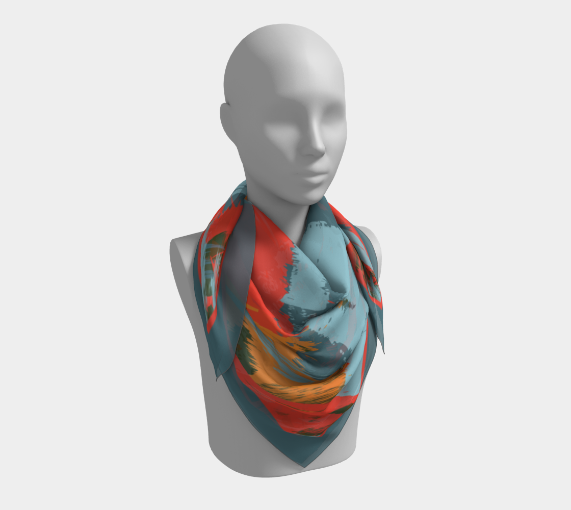 Abstract colorful pattern. Square Scarf