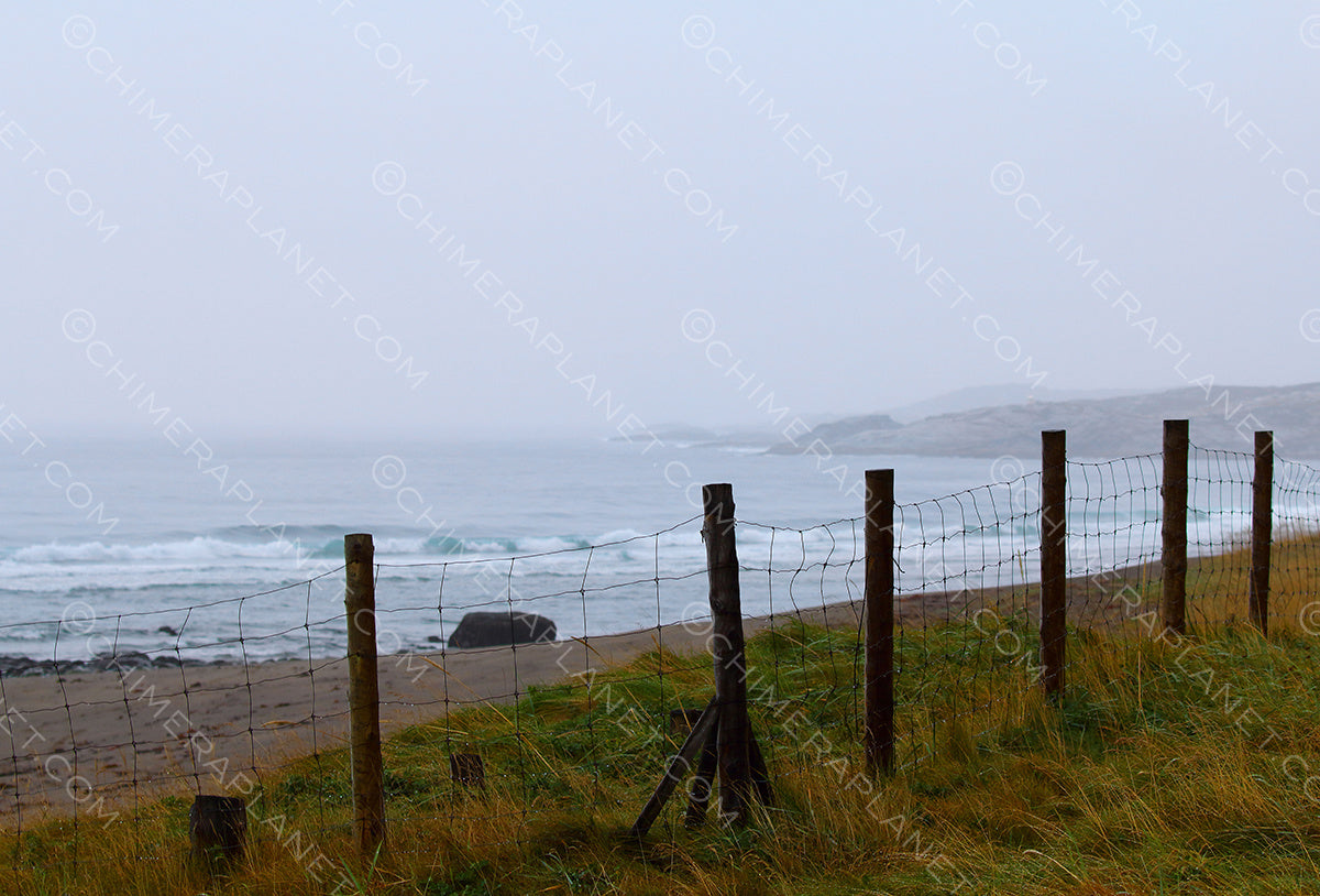 Gloomy landscape in Norway